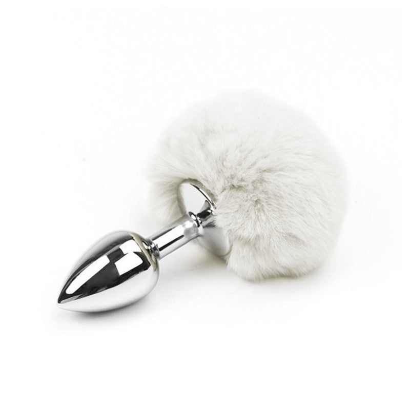 Love In Leather Bunny Plug White Small
