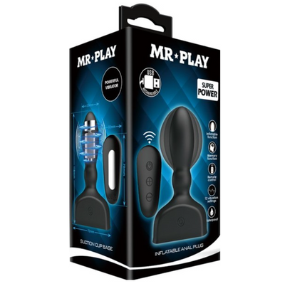 Mr. Play - Inflatable Anal Plug-Adult Toys - Anal - Plugs-Mr. Play-Danish Blue Adult Centres