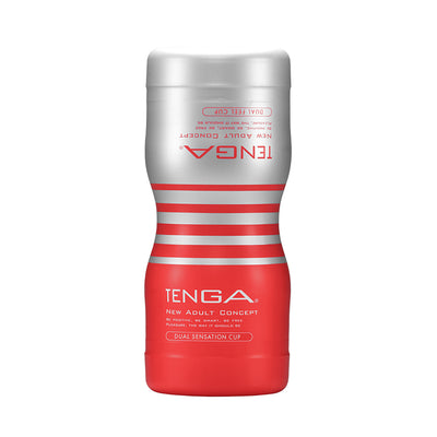 Tenga Dual Sensation Cup - Original-Adult Toys - Masturbators-Tenga-Danish Blue Adult Centres
