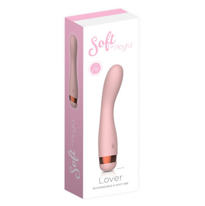 Soft By Playful - Lover Rechargeable G-Spot Vibrator-Adult Toys - Vibrators - G-Spot-Playful-Danish Blue Adult Centres