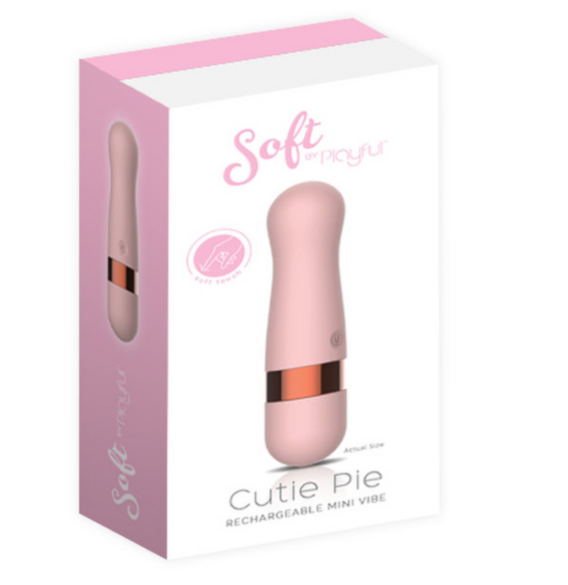 Soft By Playful - Cutie Pie Rechargeable Bullet-Adult Toys - Vibrators - Bullets-Playful-Danish Blue Adult Centres