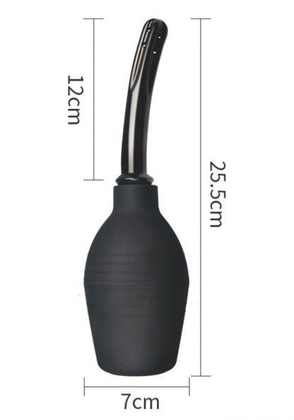 Bondage Fetish douche with black squeeze bulb