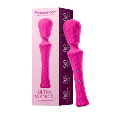 Femme Fun Ultra Wand XL Pink-Adult Toys - Vibrators - Wands-Femme Funn-Danish Blue Adult Centres