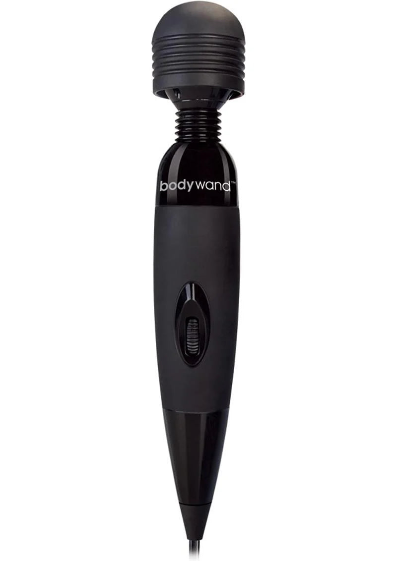 Bodywand Midnight Plug-In Massager black wand with soft-touch finish