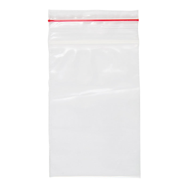 Ziplock Red Stripe Bags 2" x 3" - 100 Pack