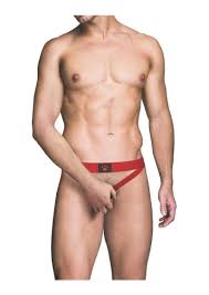 Prowler RED - Ass-less Cock-ring Red  M