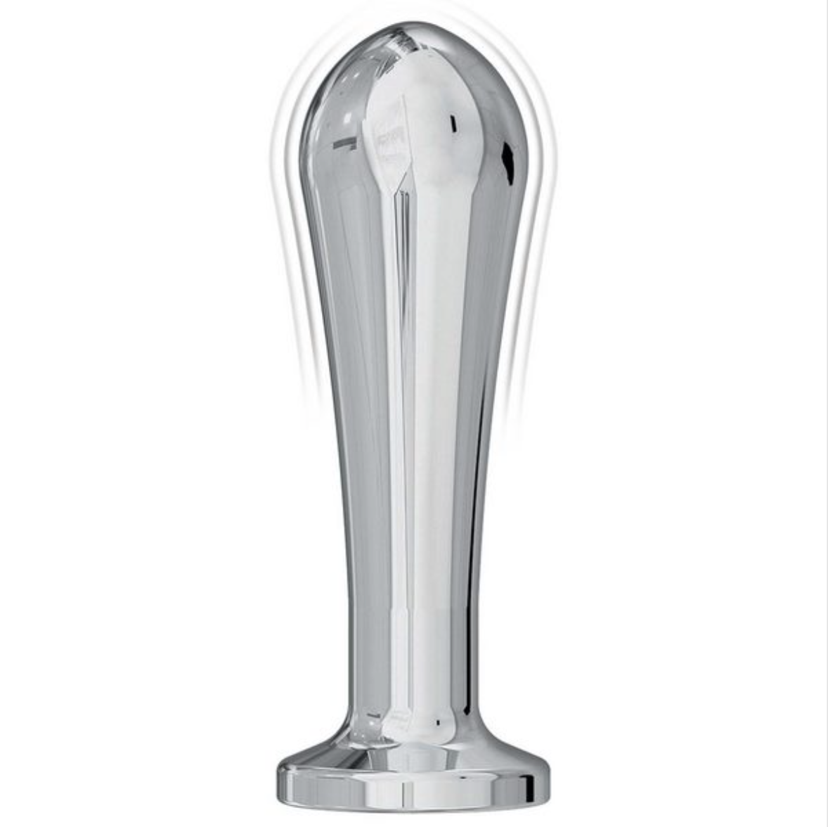 ASS-STATION - Remote Control Vibrating Metal Anal Bulb Silver-Adult Toys - Anal-Nasstoys-Danish Blue Adult Centres
