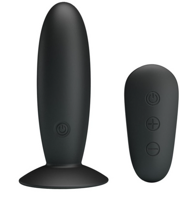 Mr. Play - Rechargeable Remote Control Vibrating Plug-Adult Toys - Anal - Plugs-Mr. Play-Danish Blue Adult Centres