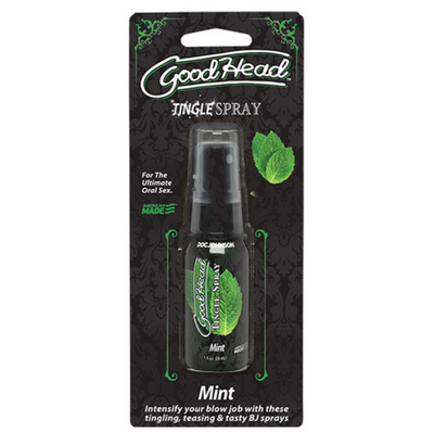 GoodHead Tingle Spray 29ml (1fl. oz.) - Mint-Lubricants & Essentials - Creams & Sprays - Oral-Doc Johnson-Danish Blue Adult Centres