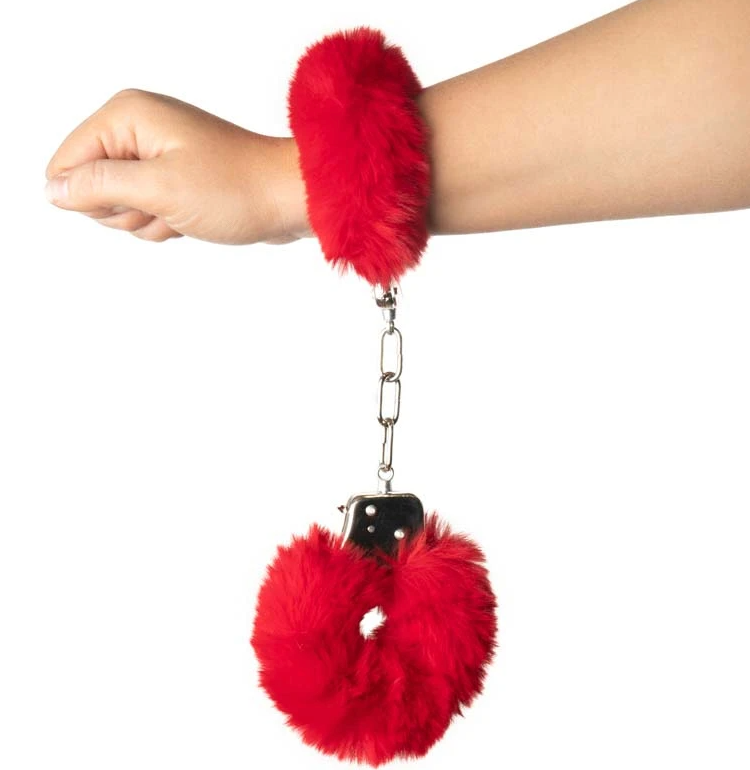 Poison Rose Fluffy Handcuffs-Bondage & Fetish - Cuffs & Restraints-Poison Rose-Danish Blue Adult Centres