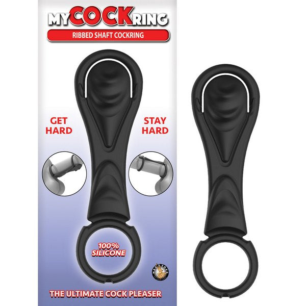 My Cockring - Ribbed Shaft Cockring-Adult Toys - Cock Rings-Nasstoys-Danish Blue Adult Centres