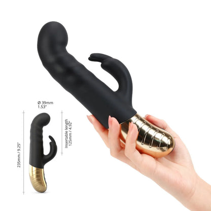 Dorcel G-spot thrusting vibrator in black