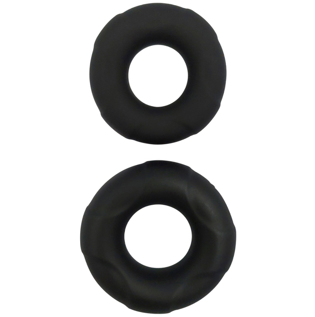 Nero by Playful Liquid Silicone 2-Pack C-Rings