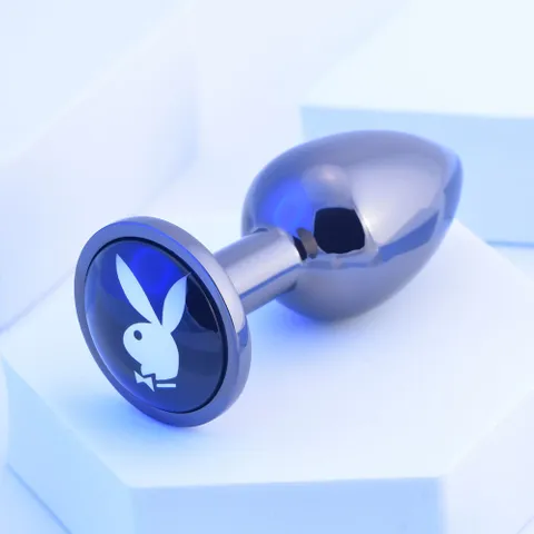 Playboy Pleasure Tux Butt Plug Small-Adult Toys - Anal - Plugs-Playboy-Danish Blue Adult Centres