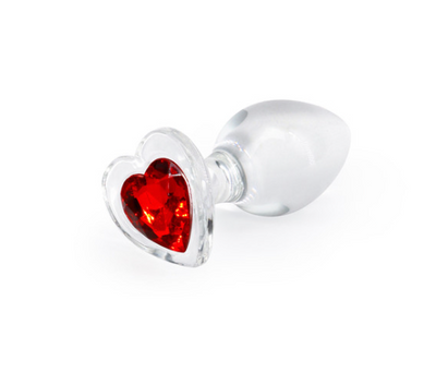 Crystal Desires Red Heart Butt Plug --Adult Toys - Anal - Plugs-NS Novelties-Danish Blue Adult Centres