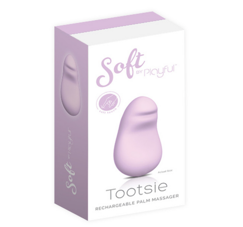 Soft By Playful - Tootsie Rechargeable Palm Vibrator-Adult Toys - Vibrators - Clitoral Vibrators-Playful-Danish Blue Adult Centres