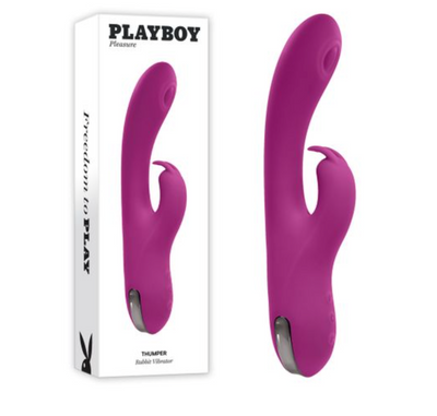 Playboy Pleasure Thumper Rabbit-Adult Toys - Vibrators - Rabbits-Playboy-Danish Blue Adult Centres