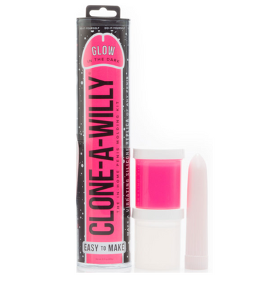 Clone-A-Willy - Vibrating Dildo Moulding Kit - Glow In The Dark Pink-Novelty - Accessories-Clone a Willy-Danish Blue Adult Centres