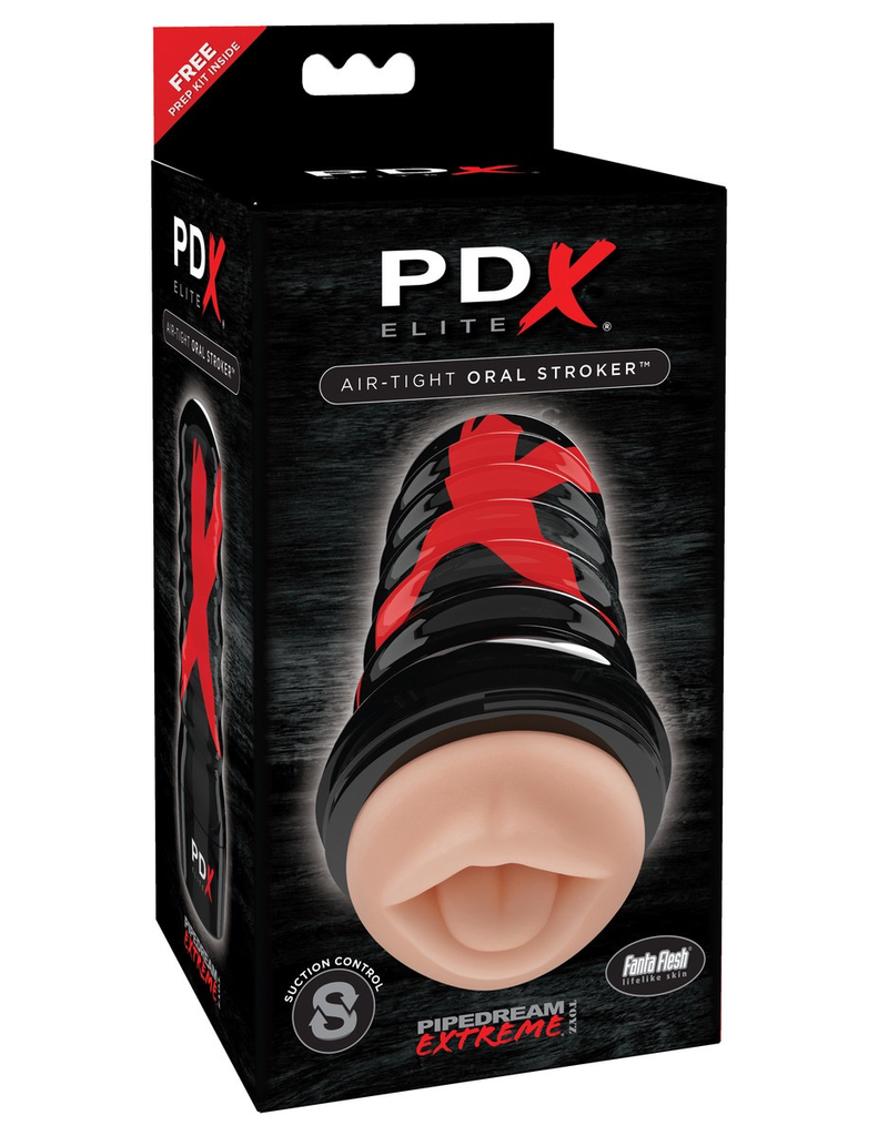 PDX Elite Air Tight Oral Stroker (Black)