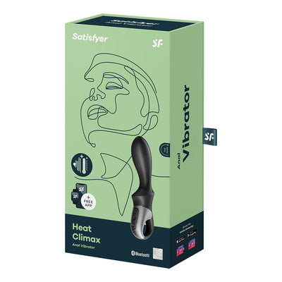 Satisfyer Heat Climax - Black-Adult Toys - Vibrators - G-Spot-Satisfyer-Danish Blue Adult Centres