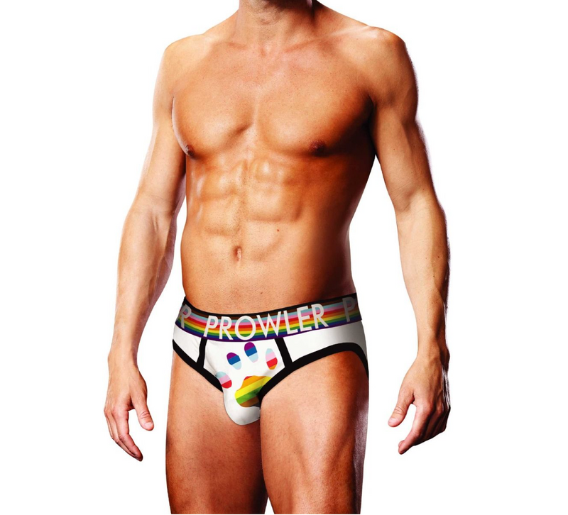 Prowler Brief - White Oversized Paw