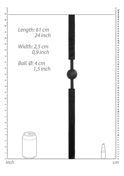 OUCH! V&V Adjustable Silicone Ball Gag