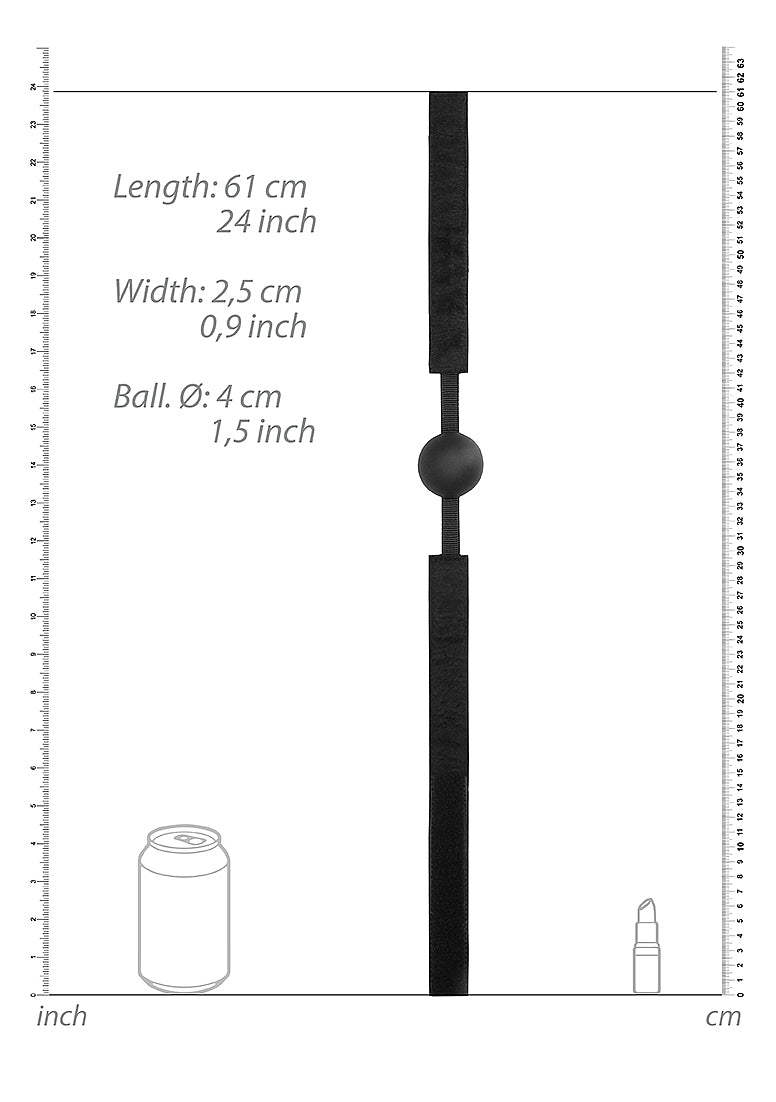 OUCH! V&V Adjustable Silicone Ball Gag