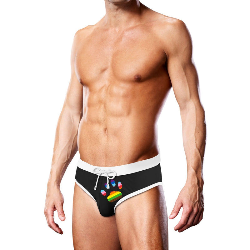 Prowler Swim Brief Black Oversized Paw Large