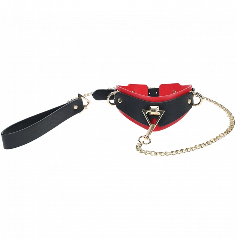 Ouch! Milan Collection - Collar with Leash