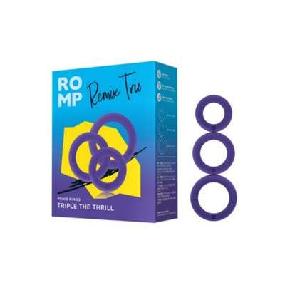 ROMP - Remix Trio Cock Ring Set-Adult Toys - Cock Rings-ROMP-Danish Blue Adult Centres