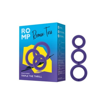 ROMP - Remix Trio Cock Ring Set-Adult Toys - Cock Rings-ROMP-Danish Blue Adult Centres