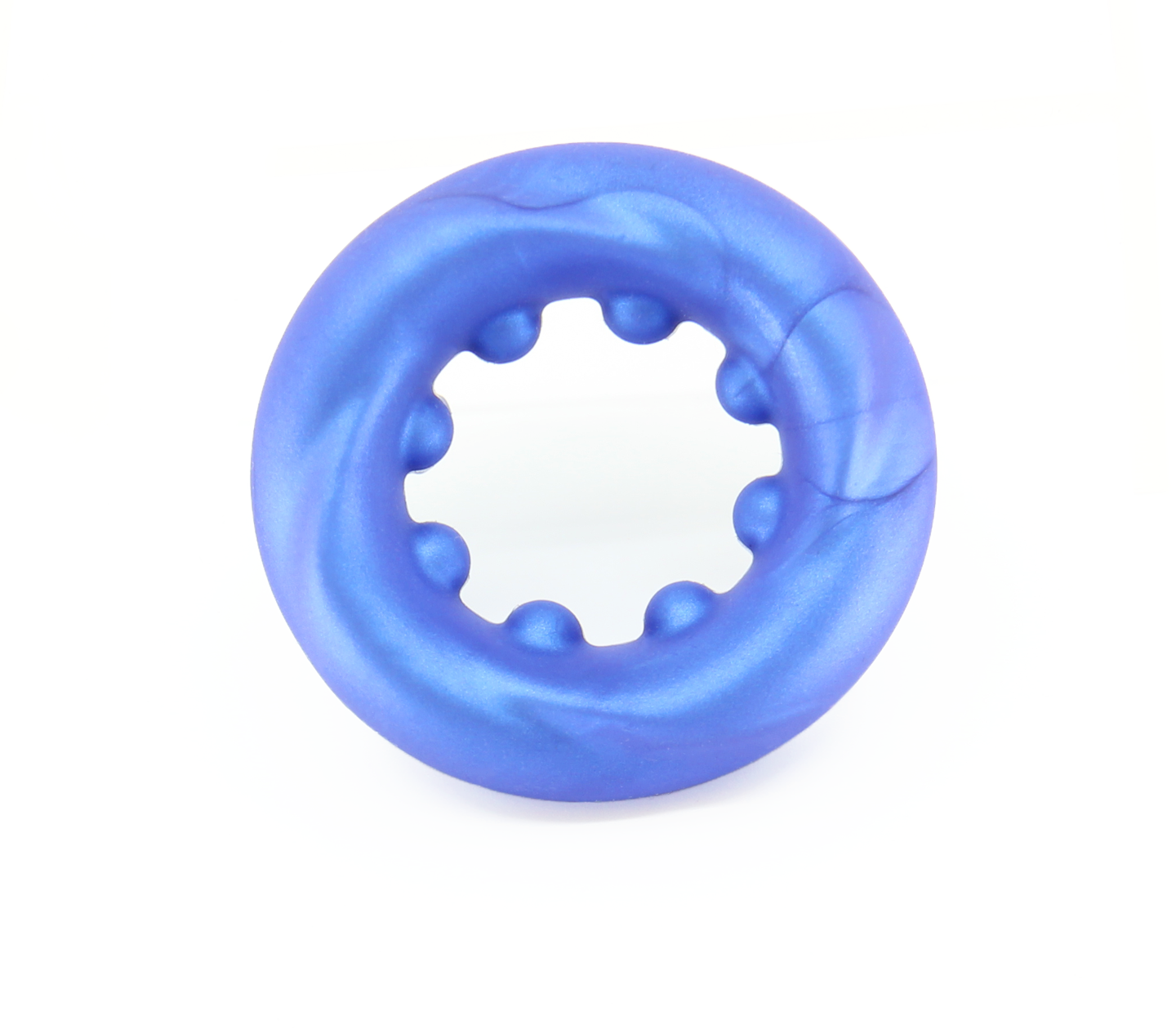Love In Leather Twisted O-Ring Blue