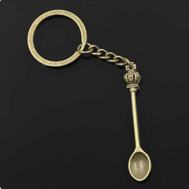 Crown Spoon Keychain --Lifestyle - Lifestyle Accessories-Danish Blue Brand-Danish Blue Adult Centres