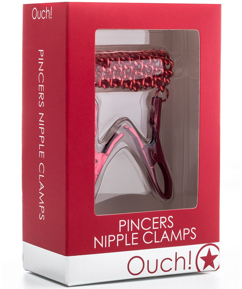 Pincers Nipple Clamps Red