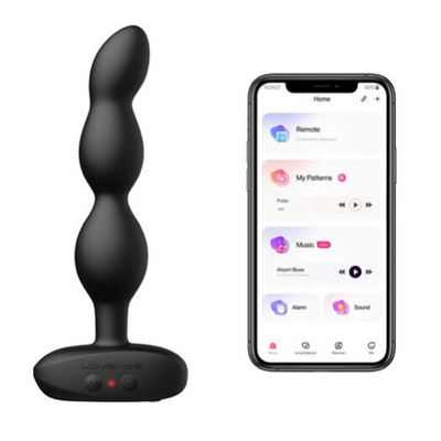 Lovense Ridge Rotating Vibrating Anal Beads