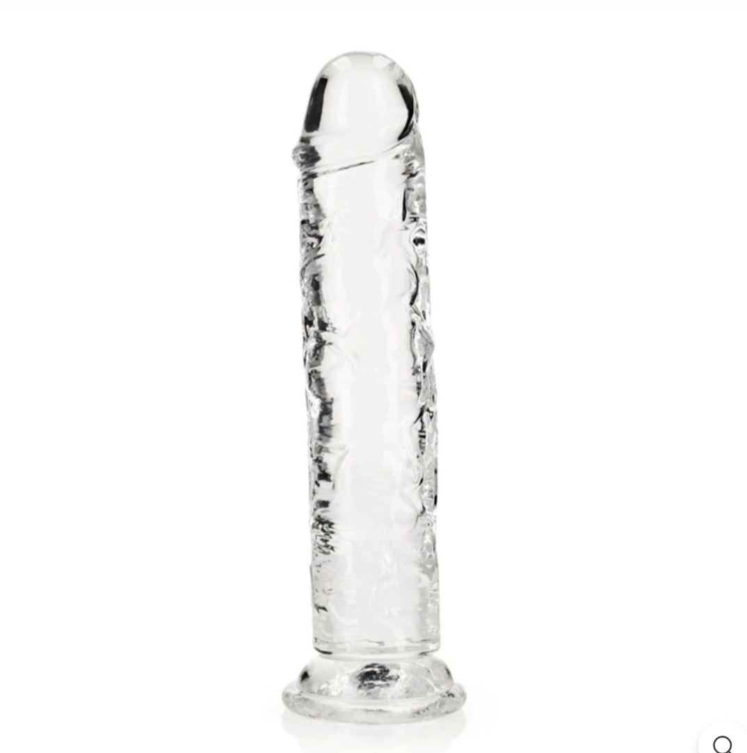 RealRock Crystal Clear Realistic Without Balls 10" Translucent