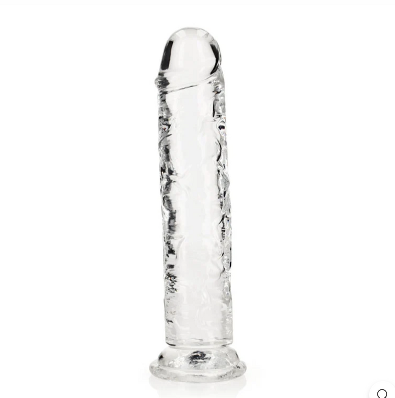 RealRock Crystal Clear Realistic Without Balls 10" Translucent