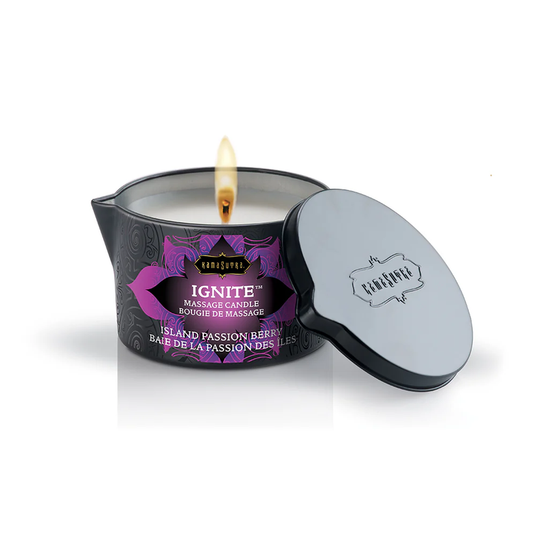 Kama Sutra Ignite Massage Candle Island Passion Berry