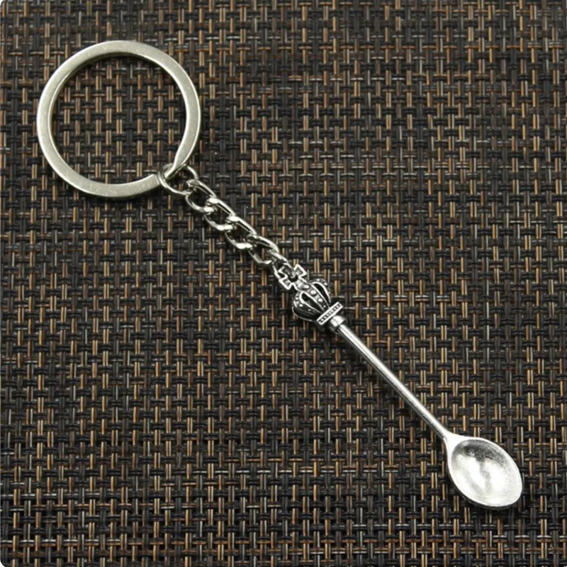 Crown Spoon Keychain --Lifestyle - Lifestyle Accessories-Danish Blue Brand-Danish Blue Adult Centres