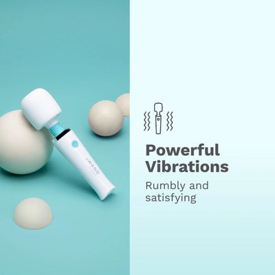 Le Wand Classique Mini Wand Massagera powerful vibrations in white - Adult Toys - Vibrators - Wands - Danish Blue Adult Centres