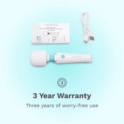 Le Wand Classique Mini Wand Massagera USB Rechargable with 3-year warranty - Adult Toys - Vibrators - Wands - Danish Blue Adult Centres