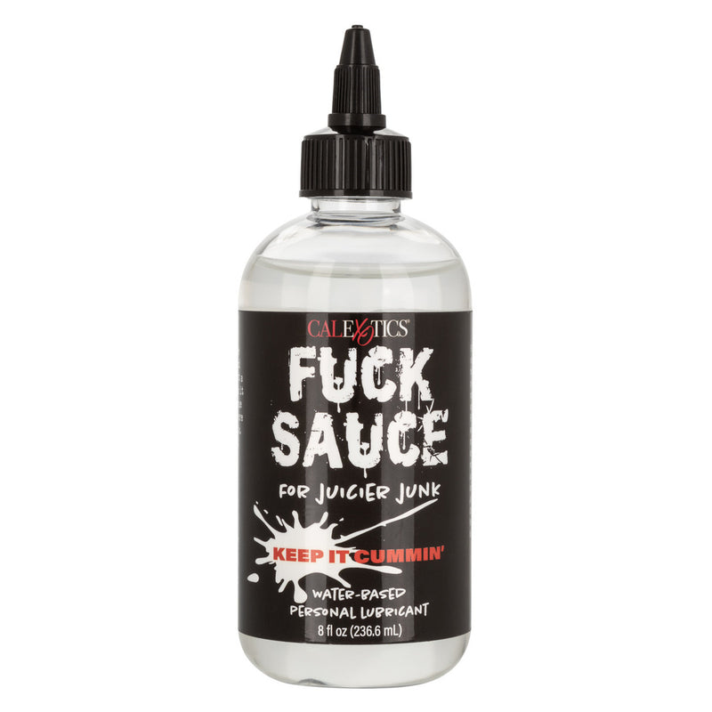 Fuck Sauce Water-Based Personal Lubricant 8 fl.oz-Lubricants & Essentials - Lube - Water Based-CalExotics-Danish Blue Adult Centres