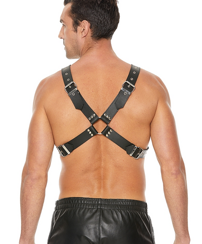 Men's Large Buckle Harness