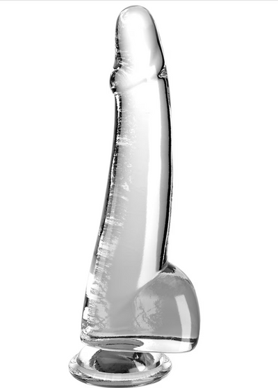 King Cock Realistic Dildo - Clear
