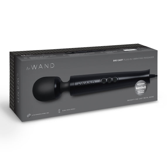 Le Wand Die Cast Plug-In Wand Black