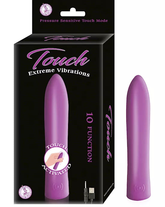 Nasstoys Touch Bullet waterproof vibrator with pressure sensor