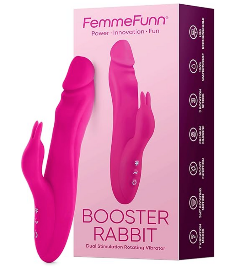 Femme Funn - Booster Rabbit-Adult Toys - Vibrators - Rabbits-Femme Funn-Danish Blue Adult Centres