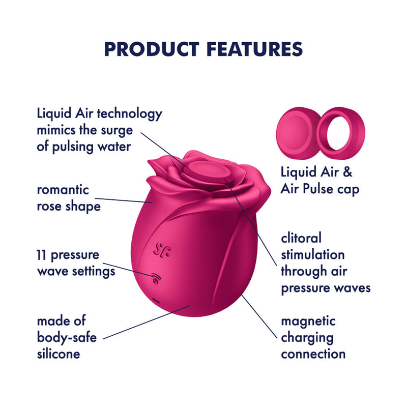 Satisfyer Pro 2 Air Pulse Rose Stimulator Classic Blossom