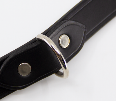 Love In Leather - Black Leather Collar