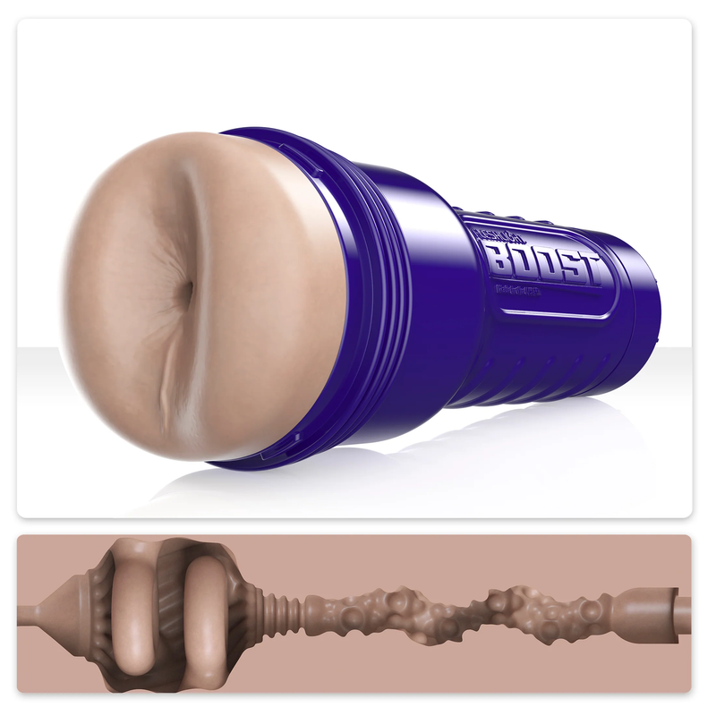 Fleshlight Boost Blast Realistic Anal Masturbator-Adult Toys - Masturbators-Fleshlight-Danish Blue Adult Centres